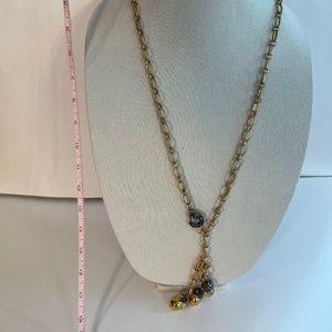 Acorn Dangle Necklace With Match Clasp Detail